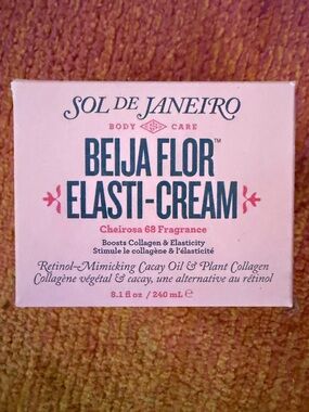 Sol de Janeiro Pink Beija Flor Elasti-Cream Body Care Cream Brand New Box!